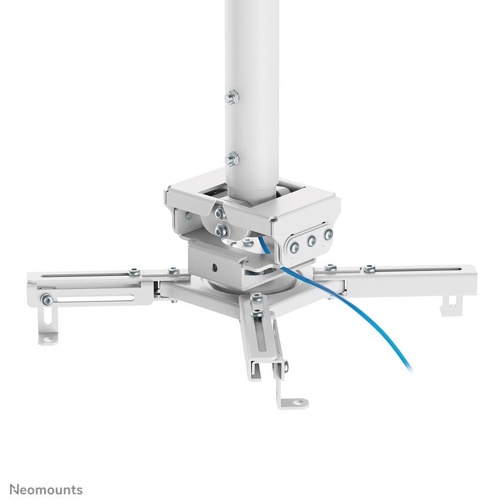 Neomounts CL25-540WH1 Supporto a soffitto beamer - alt. 60,5-90,5 cm - montaggio facile - mobilità completa
